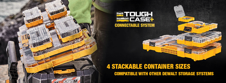DeWalt TOUGHCASE: Stackable Accessory Storage Solution