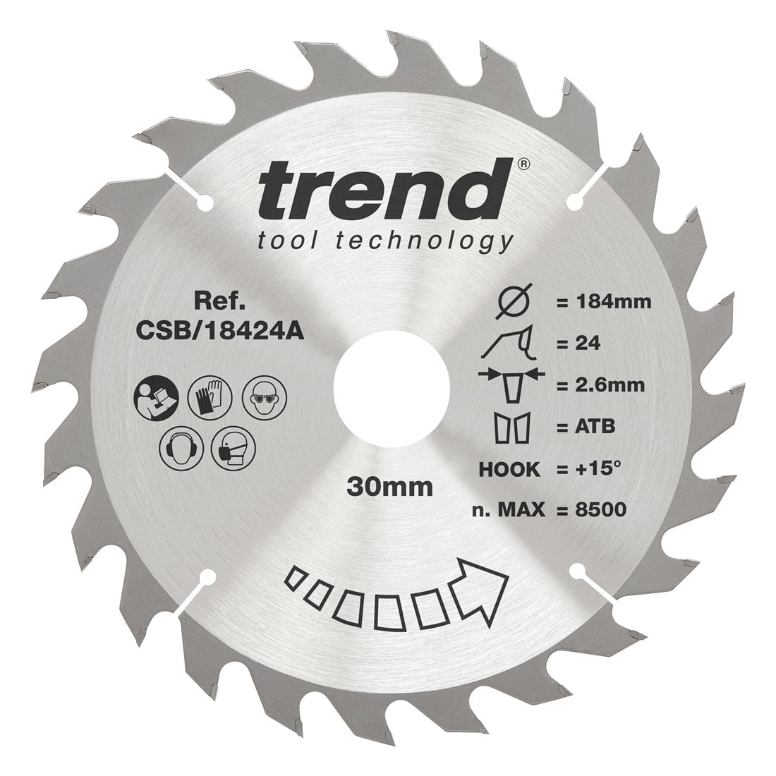 Trend Medium & Coarse Finish Saw Blades