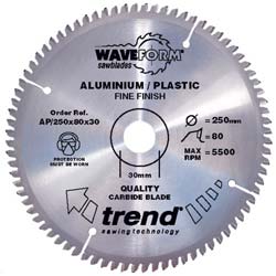Aluminium/Plastic & Worktop Blades for Mitre Saws