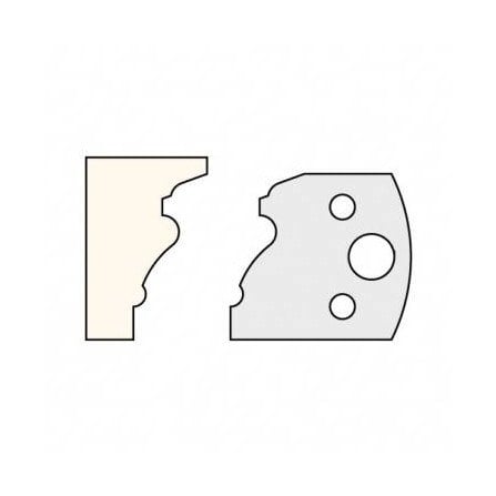 Trend 40mm Cutters Profiles 101-212
