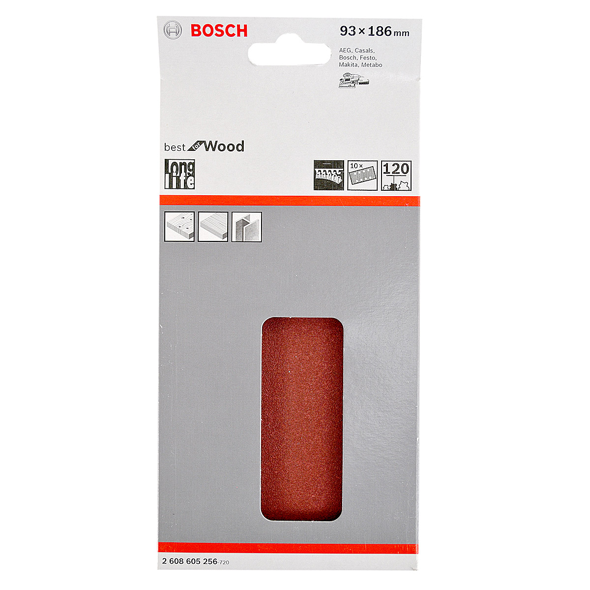 Sanding Sheet Set for Orbital Sander Bosch 5tlg 