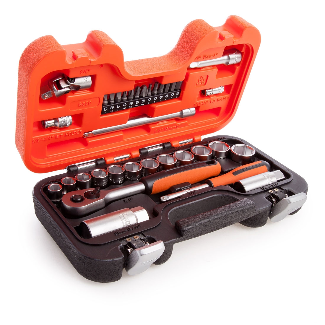GRANDE Set 9Pc Presa Profonda 3/8" Drive e supporto a lunga portata KIT METRICA 10-19mm UK 