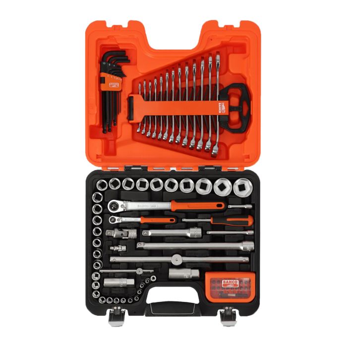 9-Piece Deep Socket Set - 1/4", 3/8", 1/2" Drive, Metric Sizes 5.5mm To 24mm