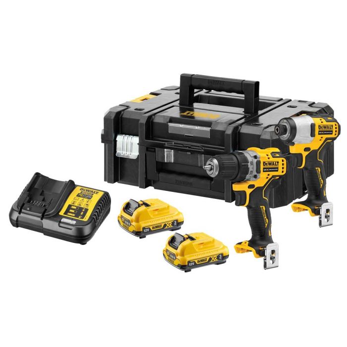 DeWalt DCK2110L2T 10.8v / 12v XR Sub Compact Drill Driver & Impact ...