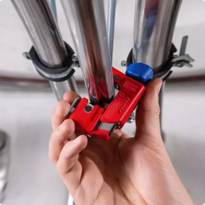 Pince Coupe-tube KNIPEX TubiX S 77mm - Pour Espaces Restreints - Coupe Tubes 3-30mm - Qualité Professionnelle