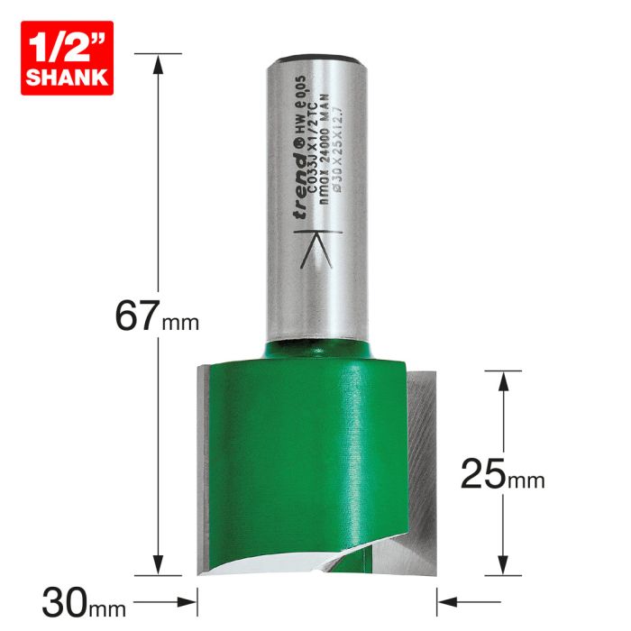 30mm Round Router Bit 30mm Diameter Router Bit