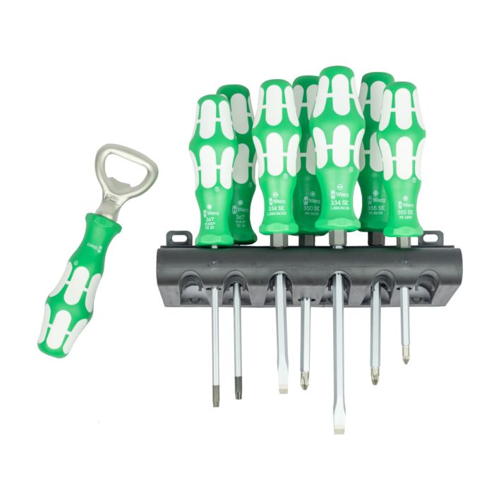 thumbnail image 2 of Wera Kraftform Scotland Edition 8-Piece Screwdriver Set - Slotted, Phillips, Pozi (Metric) 2 of 4