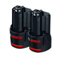 Bosch Professional GBA 10.8v / 12v 2.0Ah Li-ion Battery 2607336879 / 1600Z0002X Twin Pack