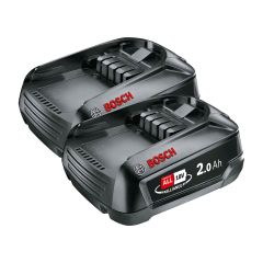 Bosch Green 18v 2.0Ah Lithium-Ion Battery Power4All Twin Pack