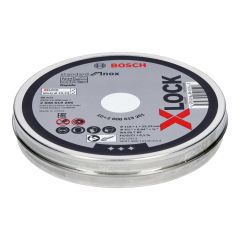 Bosch X-LOCK Standard For Inox 115mm Straight Cutting Discs x10 Pcs 2608619266