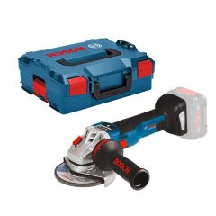 Bosch Professional GWS 18V-10 SC 125mm / 5" Angle Grinder Body Only In L-Boxx