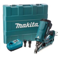 Makita GN900SE 7.2v 1st Fix Framing Gas Nailer Inc 2x Batteries In Carry Case