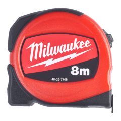 Milwaukee 48227708 Slimline Tape Measure S8/25 Metric Only 8m