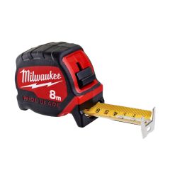 Milwaukee 4932471816 Premium Wide Blade Tape Measure Metric Only 8m