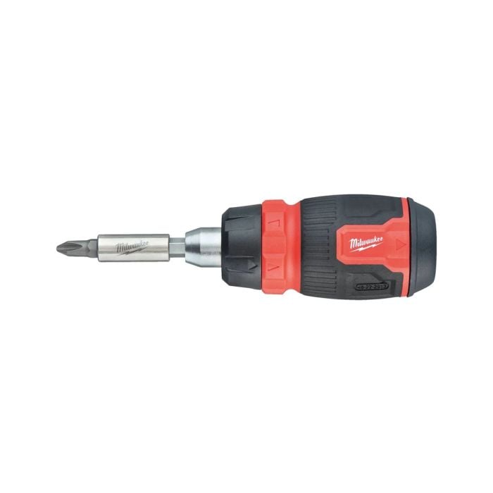 Milwaukee 8-in-1 Compact Ratcheting Multi-Bit Screwdriver