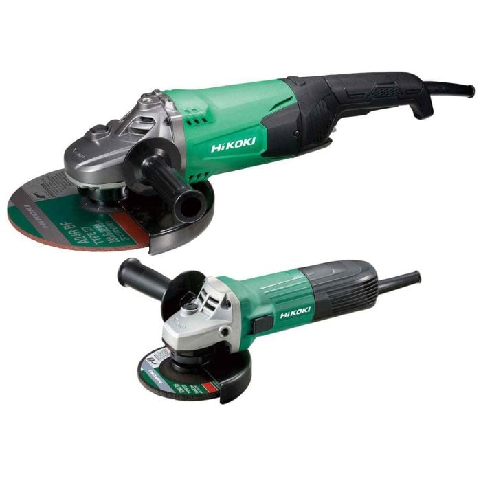 HiKOKI G23ST/G12STX 230mm / 115mm Angle Grinder Twin Pack | Power