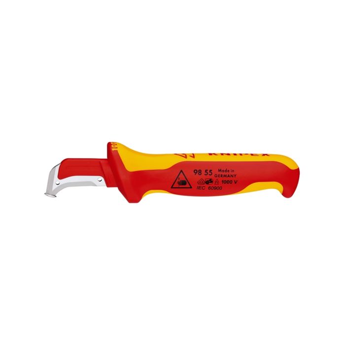 KNIPEX 98 55 VDE Insulated Cable Stripping Knife | Power Tool World