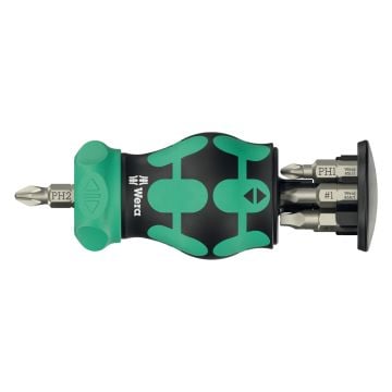 Wera 008893 Kraftform Kompakt Stubby RA 4 Magazine Screwdriver x6 Pcs