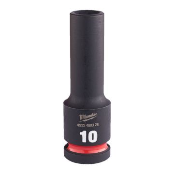 Milwaukee SHOCKWAVE Deep Hex Socket 1/2" 10mm 4932480328