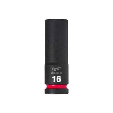 Milwaukee SHOCKWAVE Deep Hex Socket 1/2" 16mm 4932480334