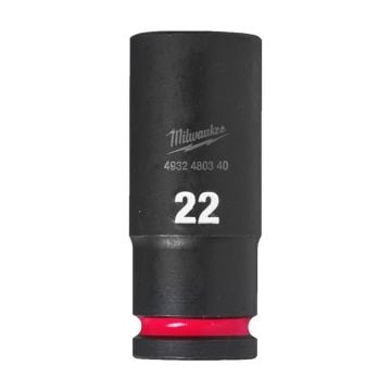 Milwaukee SHOCKWAVE Deep Hex Socket 1/2" 22mm 4932480340