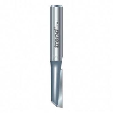 Trend 2/61X1/4TC Single flute cutter 6.3 mm dia.