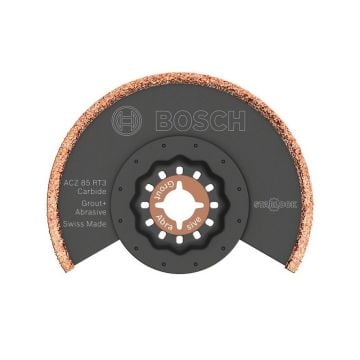 Bosch Starlock ACZ 85 RT3 Carbide RIFF Segment Saw Blade Grout & Abrasive 85mm - 2608661642