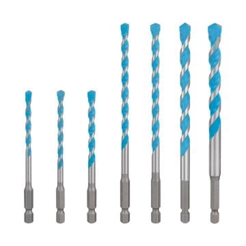 Bosch EXPERT HEX-9 Multi Construction Drill Bit Set x7 Pcs 2608902371