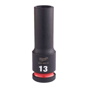 Milwaukee SHOCKWAVE Deep Hex Socket 1/2" 13mm 4932480331