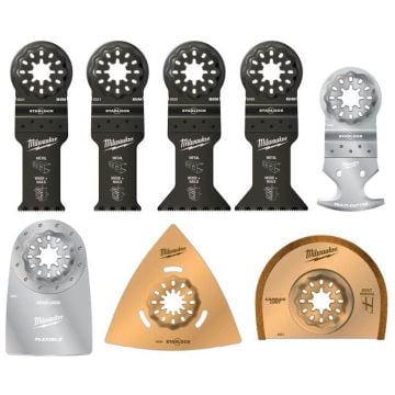 Milwaukee Renovation Starlock Multi-Tool Blade Set x8 Pcs 48906088