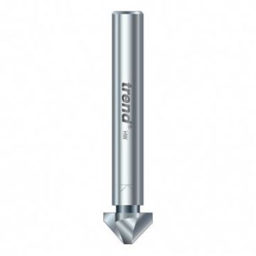 Trend 49/50X1/4HSS Three flute 90 degree countersink 12.7 mm dia.
