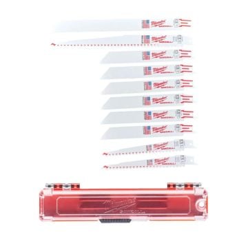 Milwaukee 49472211 Sawzall Reciprocating Saw Blade Set x10 Pcs