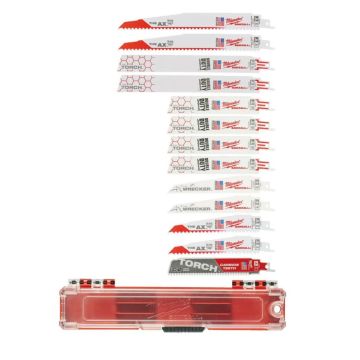 Milwaukee 49472231 Sawzall Reciprocating Saw Blade Set x13 Pcs