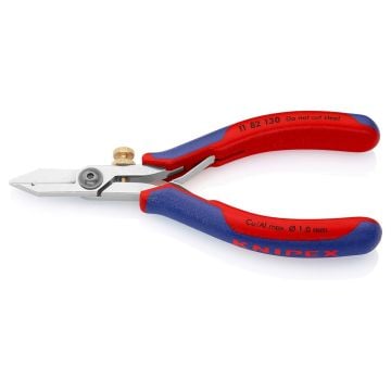 KNIPEX 11 82 130 Electronics Wire Stripping Shears With Multi-Component Grips 130 mm