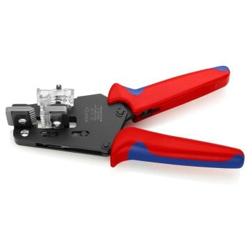 KNIPEX 12 12 02 Precision Insulation Stripper With Multi-Component Grips 195 mm