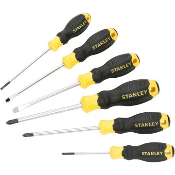 Stanley STHT0-62151 Cushion Grip Screwdriver Set x6 Pcs