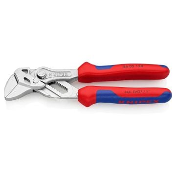 KNIPEX 86 05 150 Wrench Pliers With Multi-Component Grips 150 mm