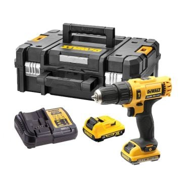 DeWalt DCD716D2 10.8v / 12v XR Sub Compact Combi Drill Inc 2x 2.0Ah Batts