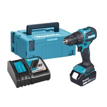 Makita DHP490RT1J 18v LXT Cordless Brushless Combi Drill Inc. 1x 5.0Ah Battery