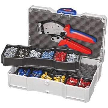KNIPEX 97 90 13 Crimp Assortment For Wire Ferrules With Plastic Collars x11 Pcs 265 mm