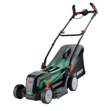 Bosch Green UniversalRotak 2x18v-37-550 Twin 18v Brushless Lawn Mower Body Only