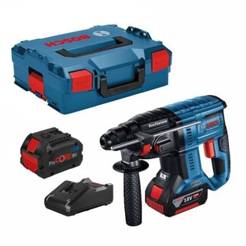 Bosch Professional GBH 18V-21 SDS+ Plus Rotary Hammer Drill Inc 1x 5.5Ah ProCORE & 1x 4.0Ah Batts