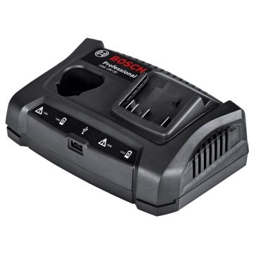 Bosch Professional GAX 18V-30 10.8v / 12v / 18v Dual Li-ion Battery Charger with USB Port