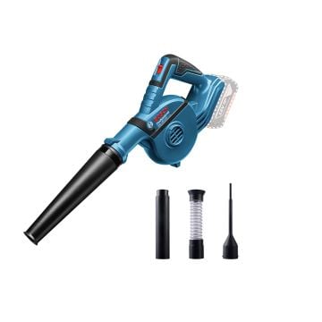 Bosch Professional GBL 18V-120 Cordless Blower Body Only Inc 4x Accessories