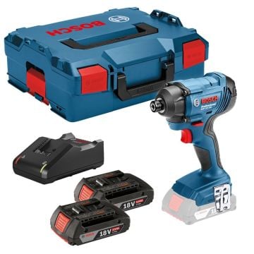 Bosch Professional GDR 18V-160 18v Impact Driver Inc 2x 2.0Ah Batts 06019G5170