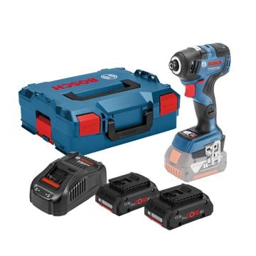 Bosch Professional GDR 18V-200 C Impact Driver Inc 2x ProCORE 4.0Ah Batts