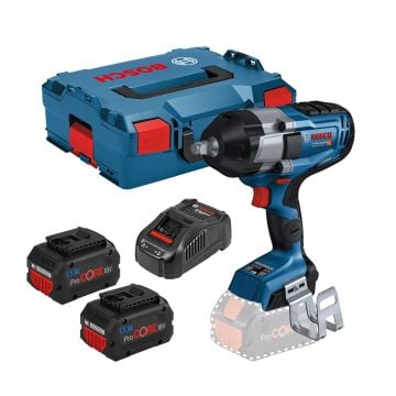 Bosch Professional GDS 18V-1000 C BITURBO Brushless 1/2" Impact Wrench Inc 2x 5.5Ah ProCORE Batts