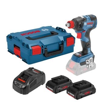 Bosch Professional GDX 18V-200 C Brushless 1/2" Impact Driver / Wrench Inc 2x ProCORE 4.0Ah Batts