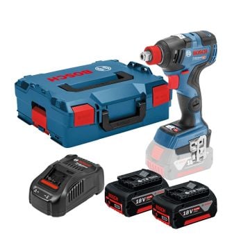 Bosch Professional GDX 18V-200 C Brushless 1/2" Impact Driver / Wrench Inc 2x 5.0Ah Batts