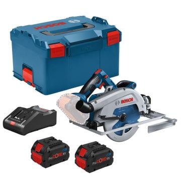 Bosch Professional GKS 18V-68 GC BITURBO Brushless 190mm Circular Saw Inc 2x 8.0Ah Batts